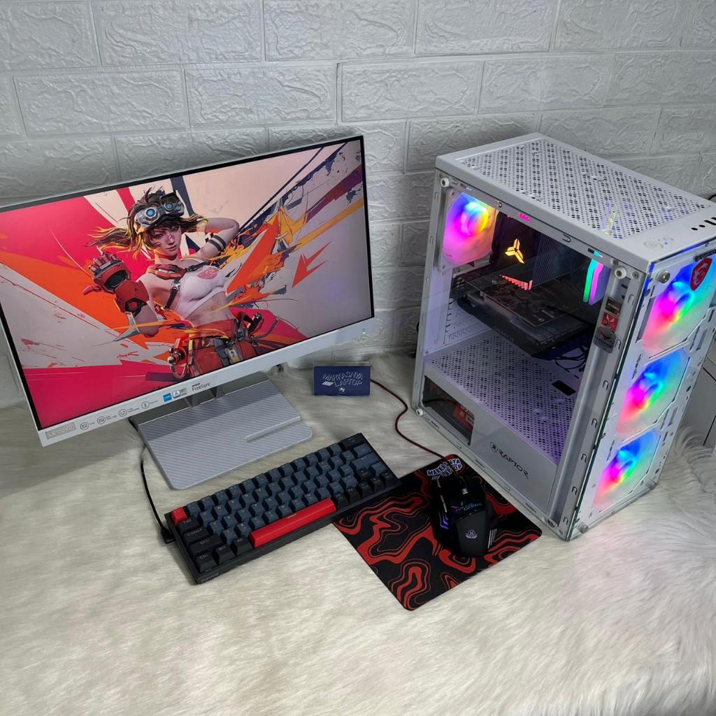 PC GAMING FULLSET AMD RYZEN 3 3200G  VGA NVIDIA GEFORCE GTX 1650 RAM 16GB SSD 256GB