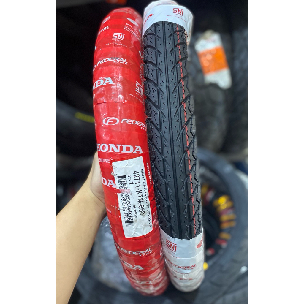 BAN LUAR FEDERAL HONDA KTM TUBETYPE RING 17 70 90 80 90 17 SUPRA X 125