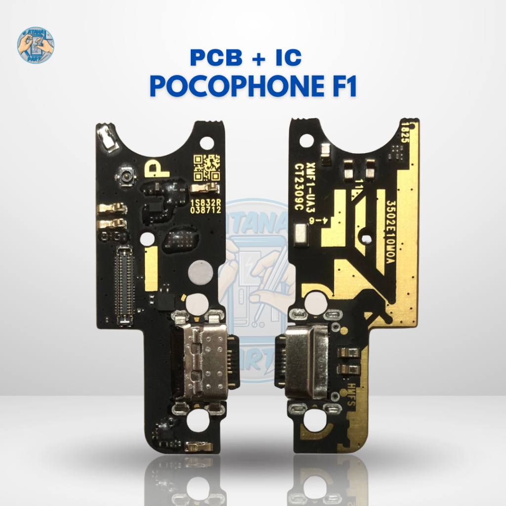 PAPAN PCB KONEKTOR CHARGER FLEXI ORI CON T/C XIAOMI POCOPHONE F1 + MIC