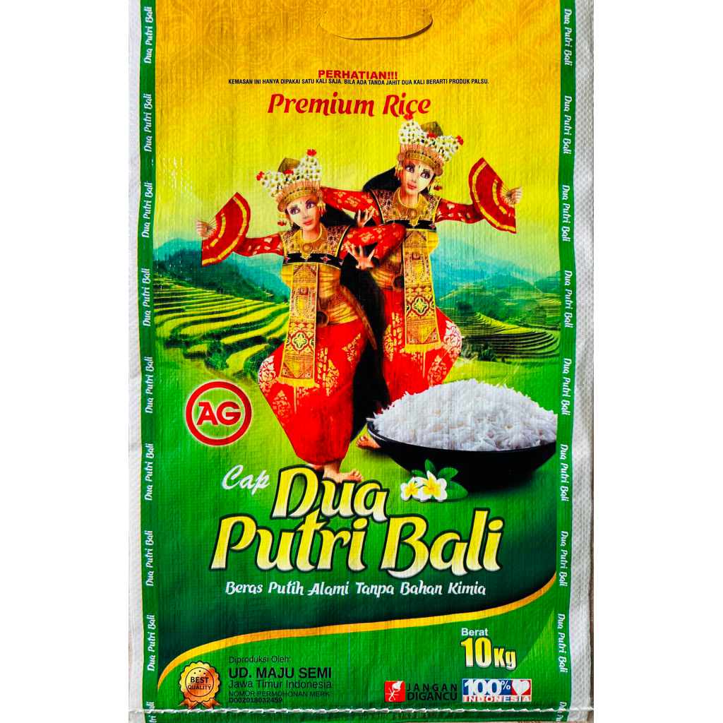 Beras Premium A Dua Putri Bali 10kg – Pulen Bersih