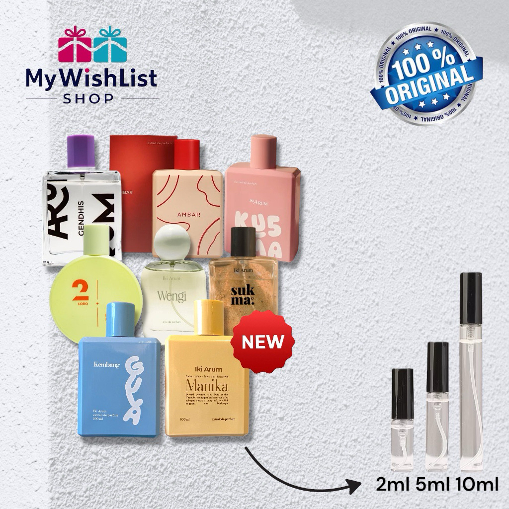 DECANT PARFUM - IKI ARUM KUSUMA SUKMA AMBAR LORO GENDHIS WENGI EXTRAIT PERFUME - PARFUM IKI ARUM ORI