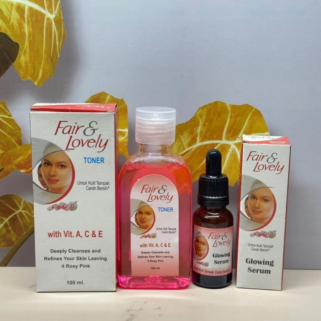 PAKET TONER FAIR&LOVELY + SERUM FAIR& LOVELY