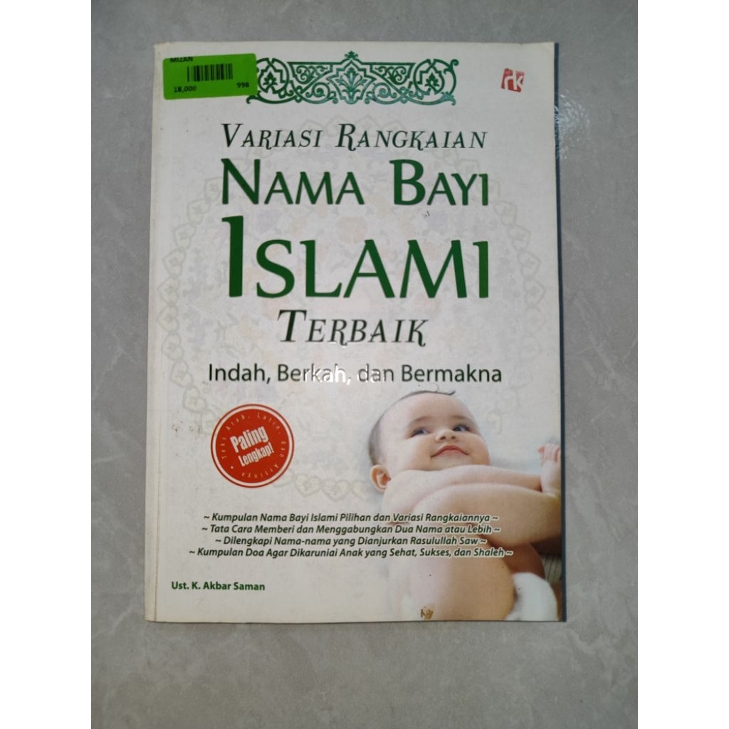 Preloved | Buku Nama Bayi Islami
