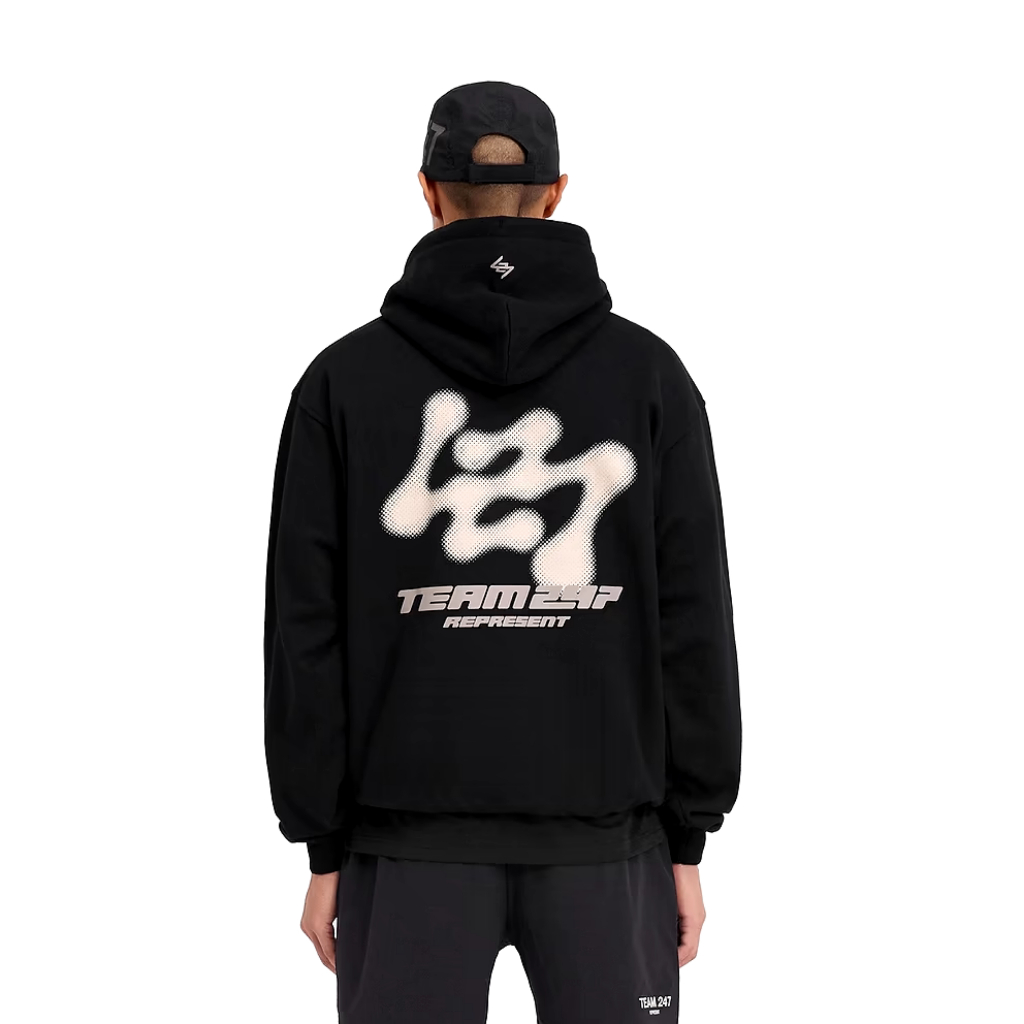 247 Future Terrains Hoodie Jet Black Represent