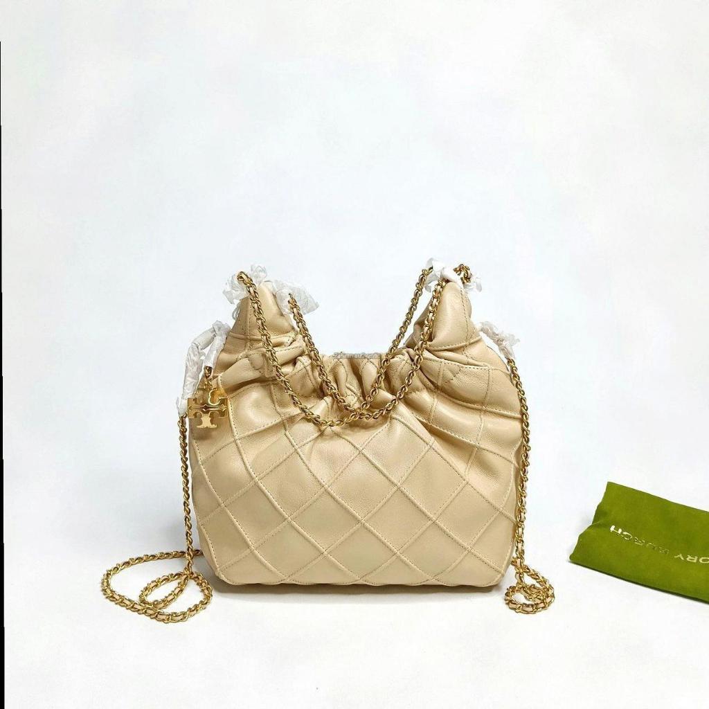 Tas Wanita Tb Fleming Mini Hobo Vanilla Soft Serve Original