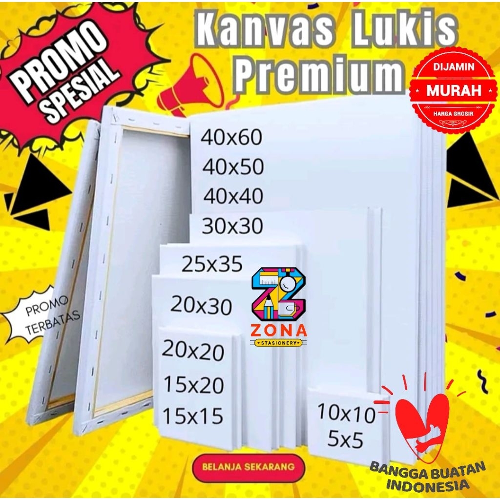 Kanvas Lukis / Kanvas Murah / Lukis / Mengambar / Mewarnai / Kanvas Lukis Muraj