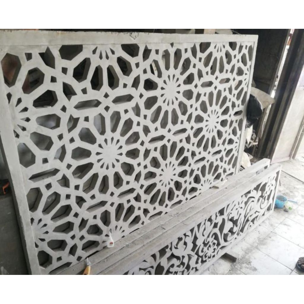 PRODUKSI KRAWANGAN GRC MASJID UKURAN BESAR CUSTOM