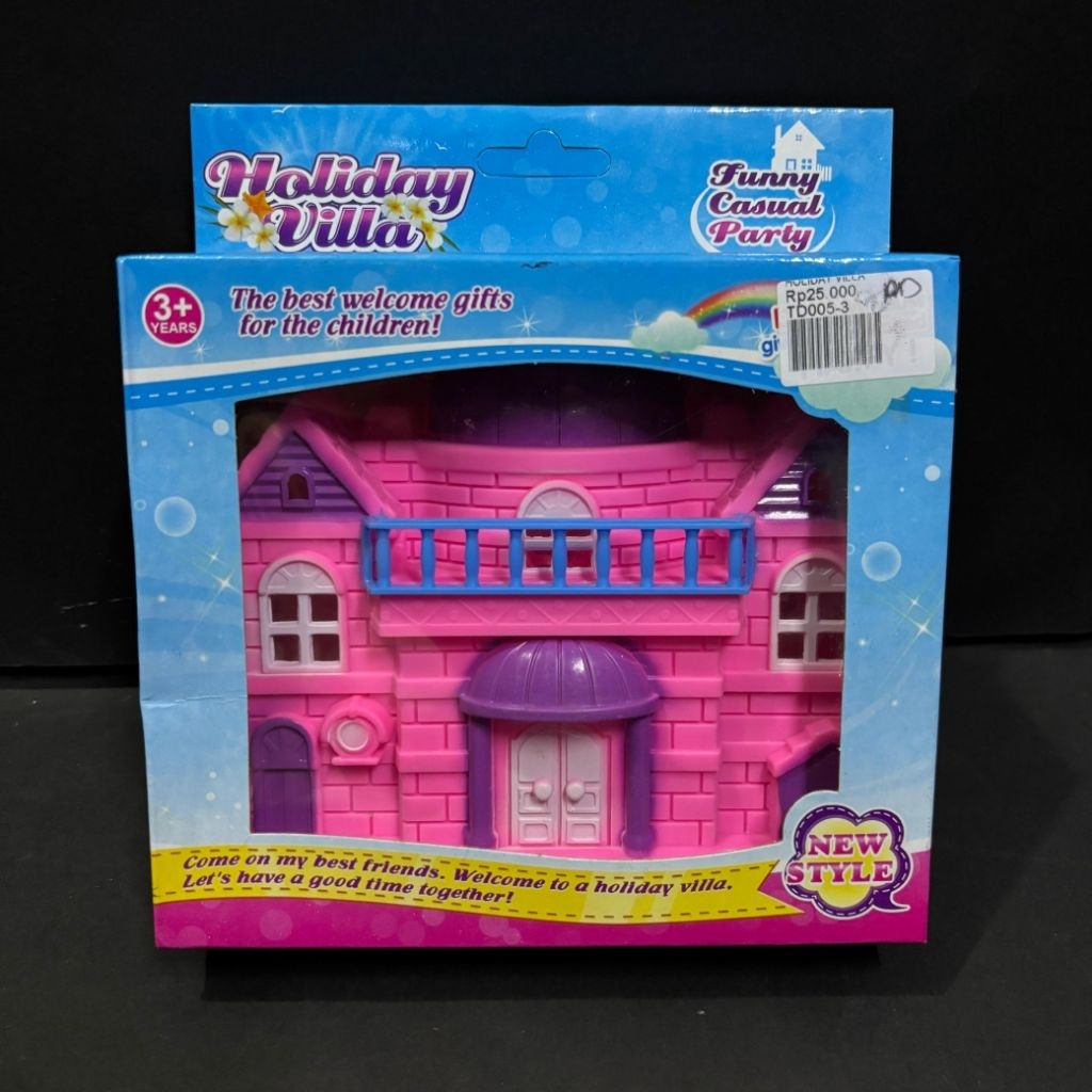 HOLIDAY VILLA, MAINAN RUMAH RUMAHAN VILLA ANAK, MAINAN RUMAH RUMAHAN MINI ANAK
