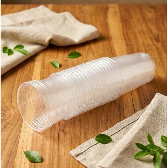 Gelas Plastik Cup Minuman 12 oz 14 oz 16 oz – Cup Food Grade untuk Es Kopi & Minuman Kekinian