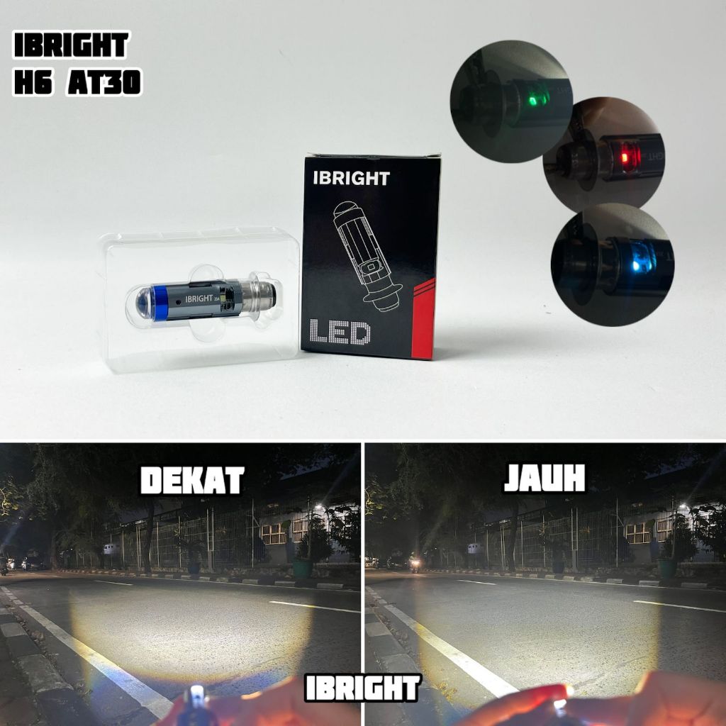 IBRIGHT AT 30 - Lampu Utama H6 Led