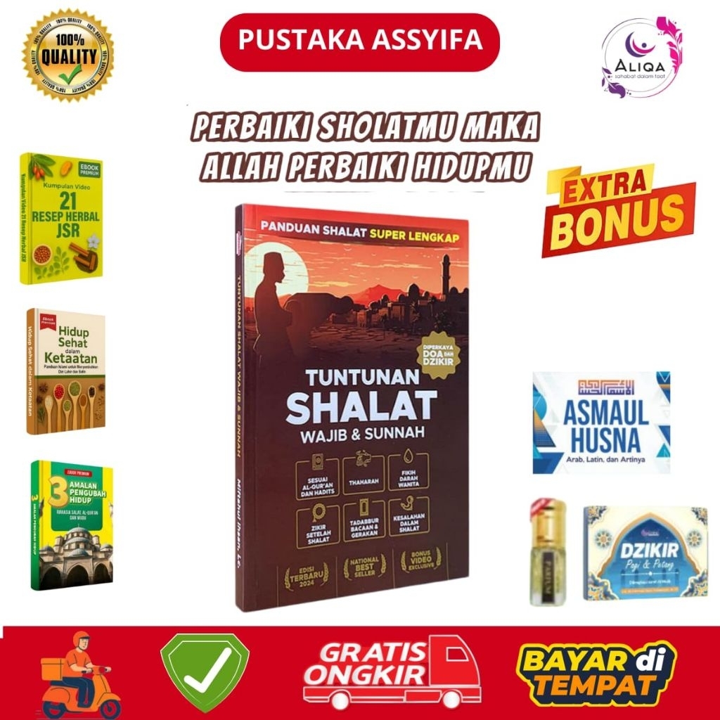 [BUKU ORIGINAL] TUNTUNAN SHOLAT WAJIB SUNNAH LENGKAP USTADZ ADI HIDAYAT