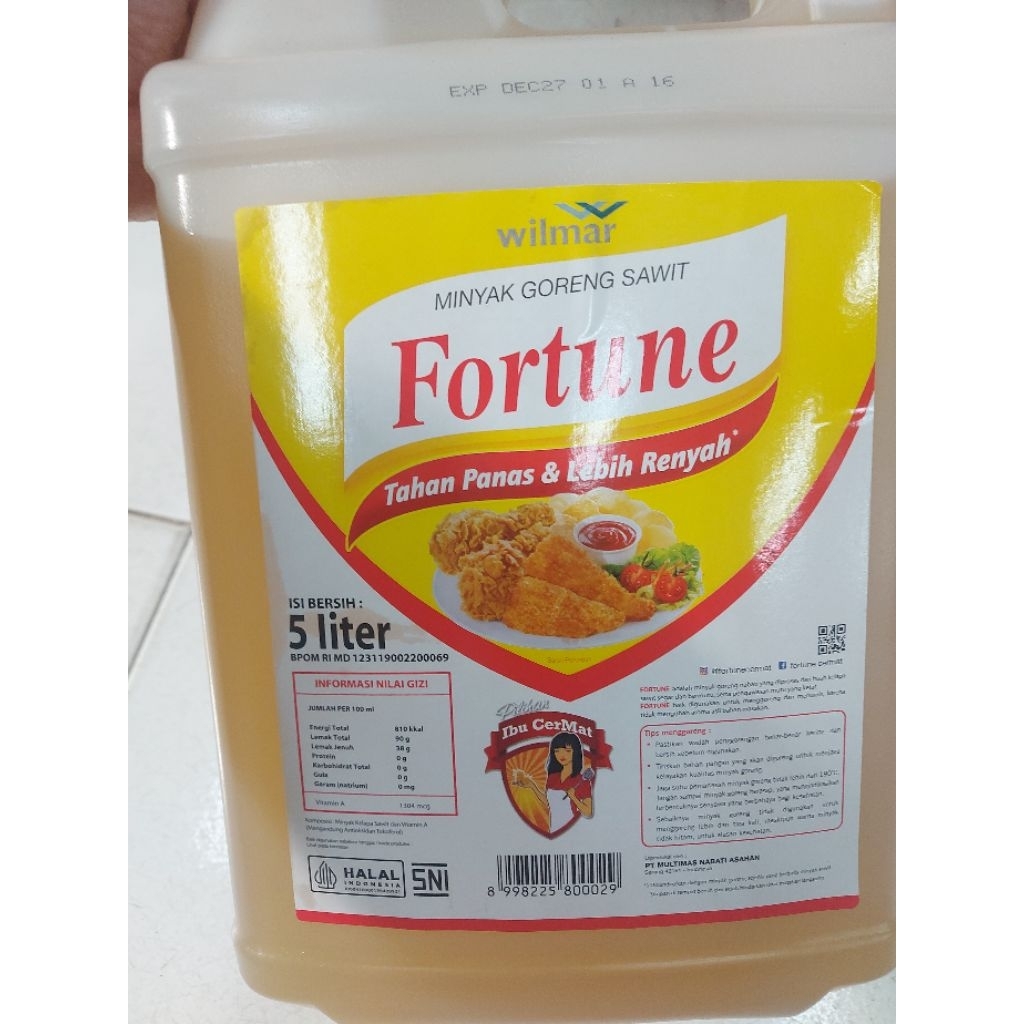 Minyak Goreng FORTUNE 5Liter