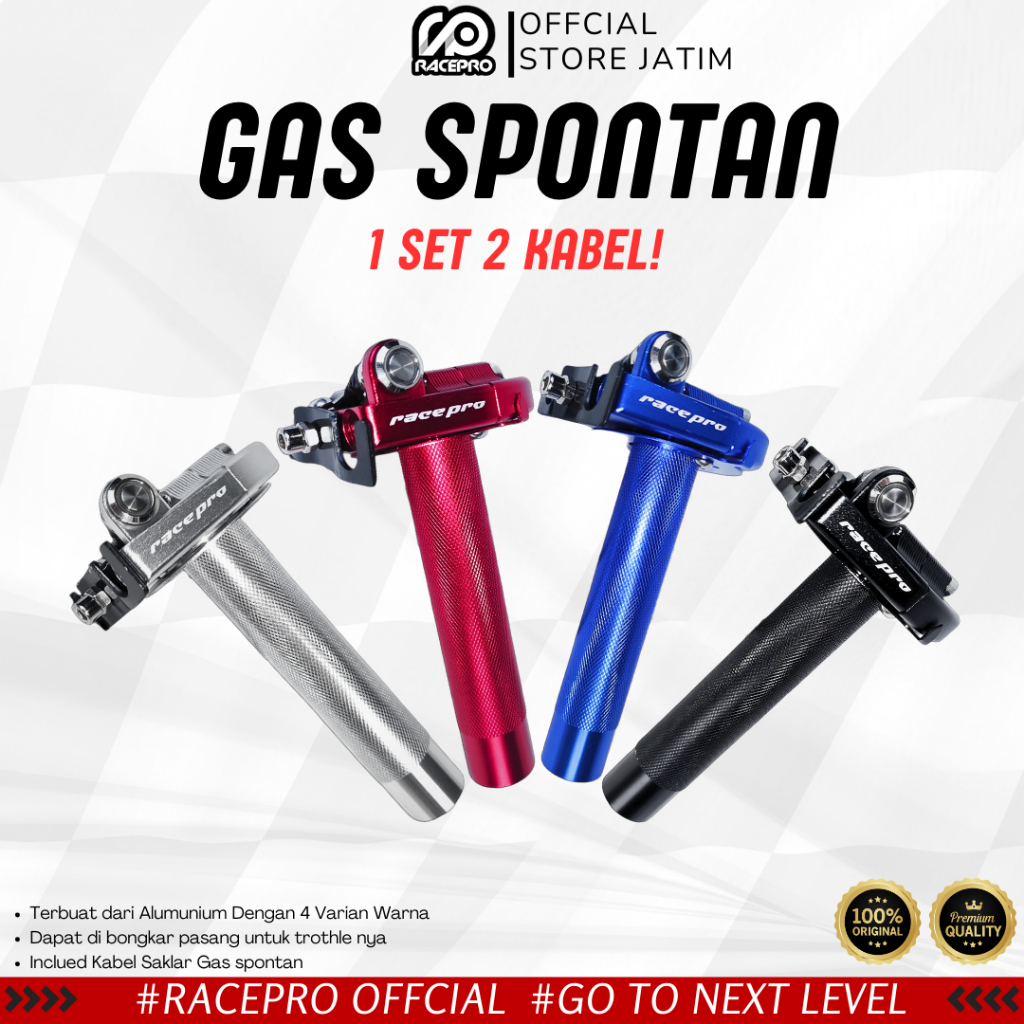 Gas Spontan 2 Kabel Universal Gas Spontan Lepas pasang Throttle Gas motor Spontan 2 Kabel Saklar Gas