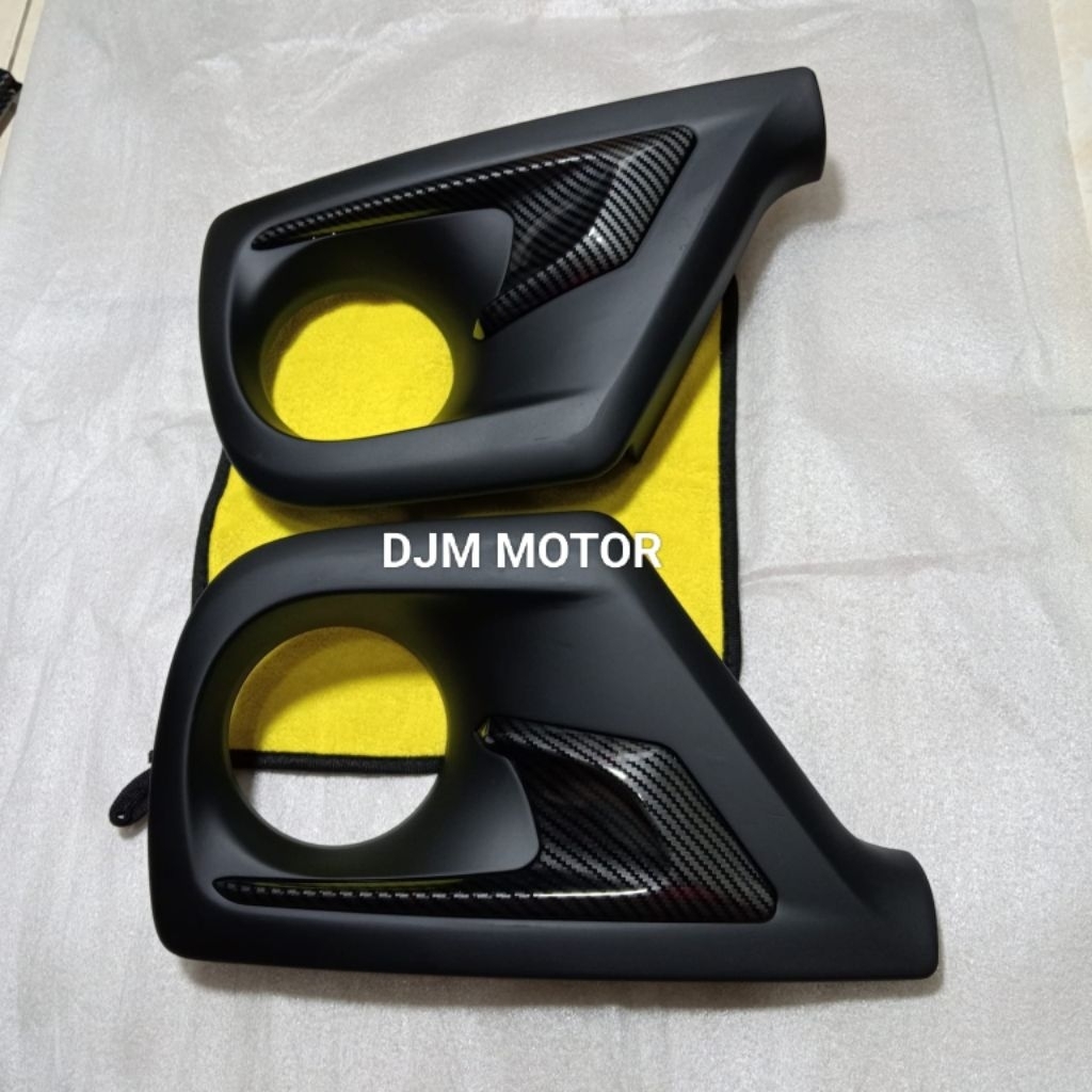 COVER FOGLAMP ALL NEW AVANZA 2014-2015 CARBON ASLI ORIGINAL