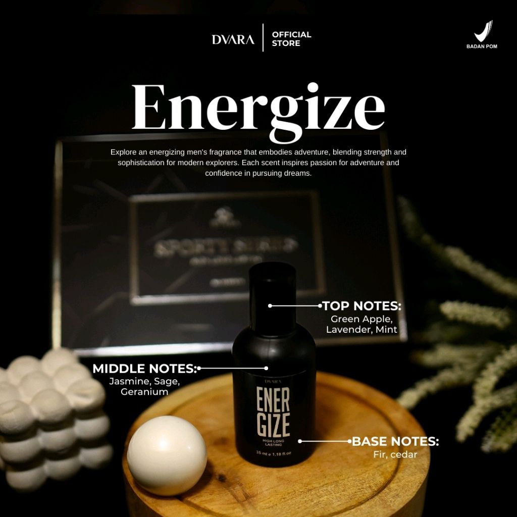 ECER DVARA SPORTY SERIES HIGH LONG LASTING PARFUM PREMIUM MEWAH TAHAN LAMA