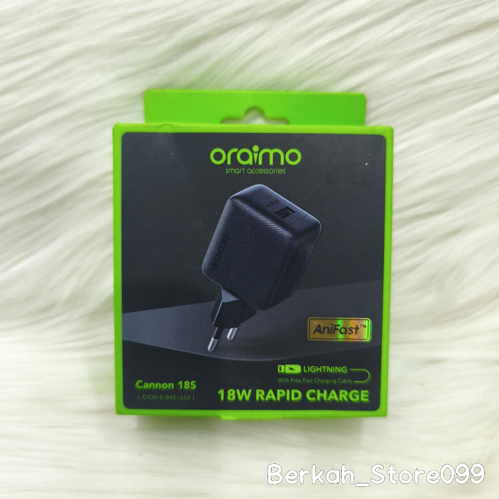 Charger Iphone 18W Rapid Charger Oraimo OCW 5184E-L53