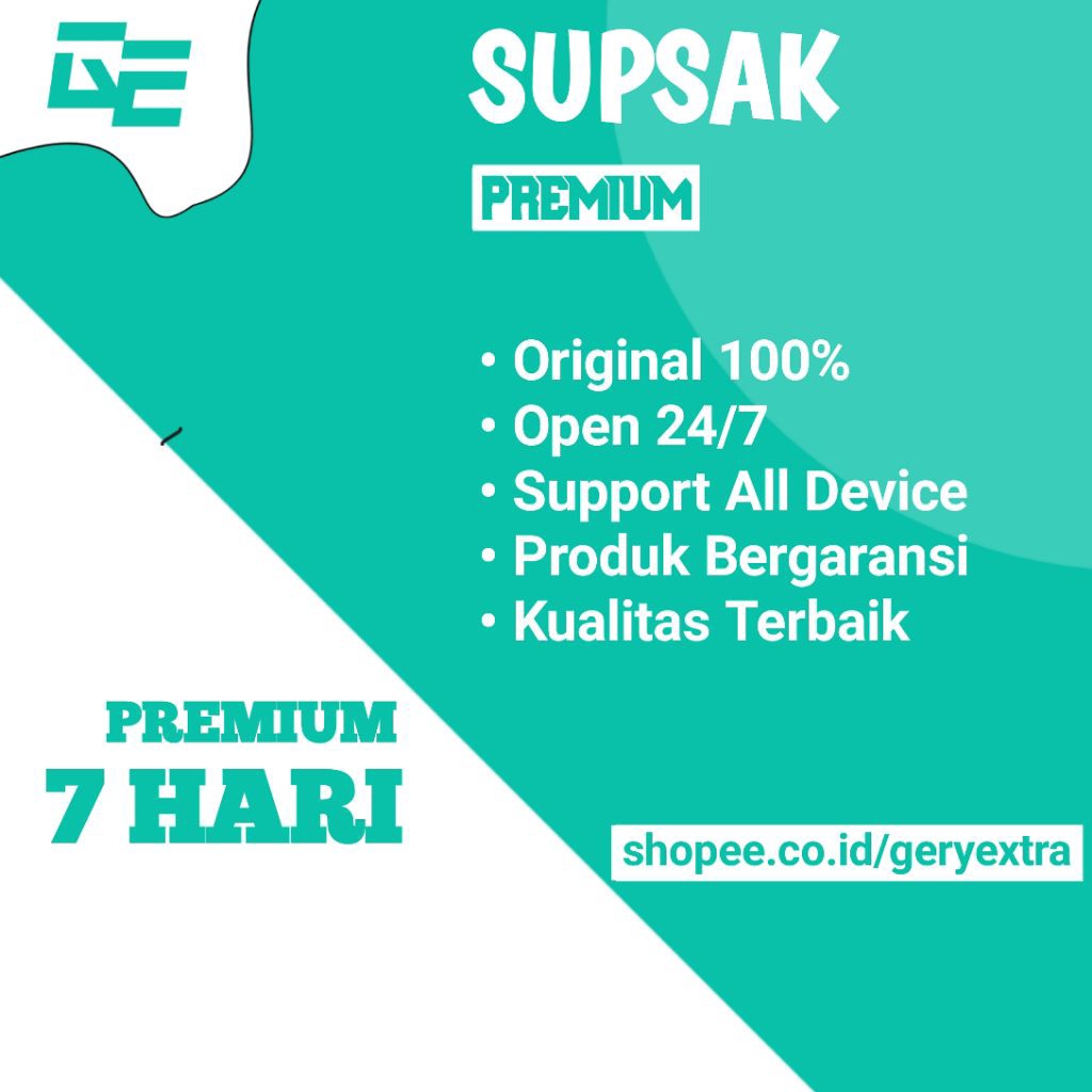 [UPGRADE] SUPSAK 7 HARI SIAP PAKAI UNTUK JOKI ML BERGARANSI