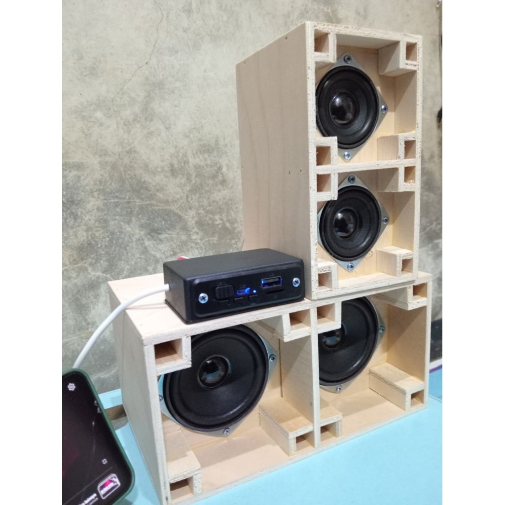 MINIATUR SOUND SYSTEM BLUETOOTH FULL SET SIAP CEK SOUND