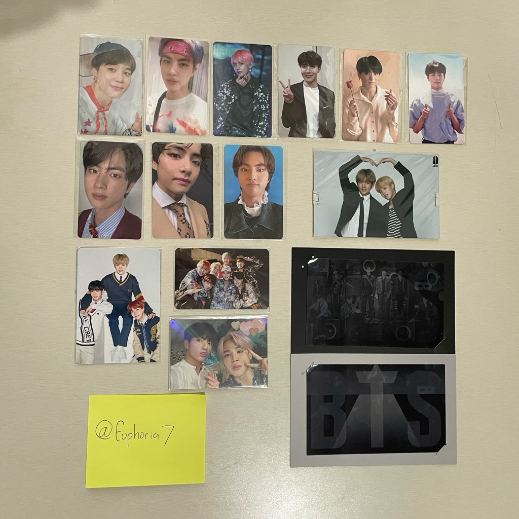 BTS photocard dvd ticket holder memories muster ly seoul mots butter