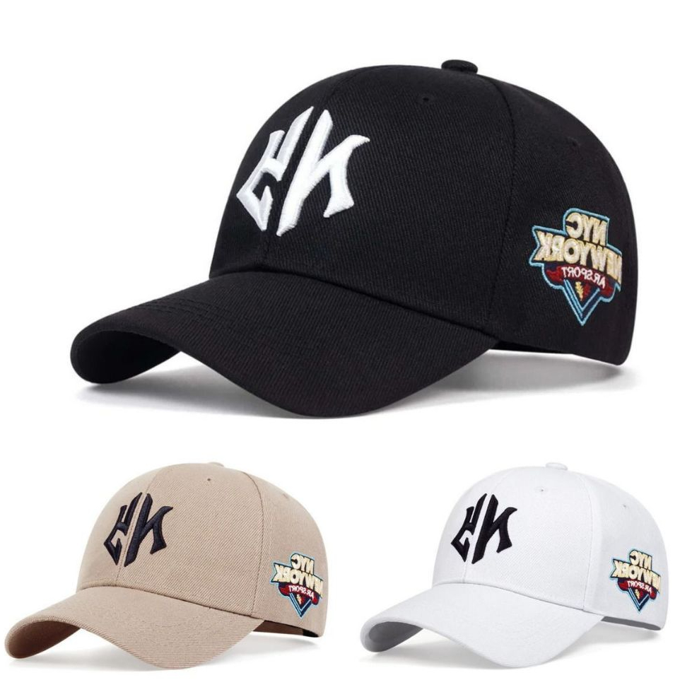 Topi Casual Unisex Baseball Cap NYC Sport Distro Logo Bordir - Topi Bisbol Pria Wanita Kekinian 2026