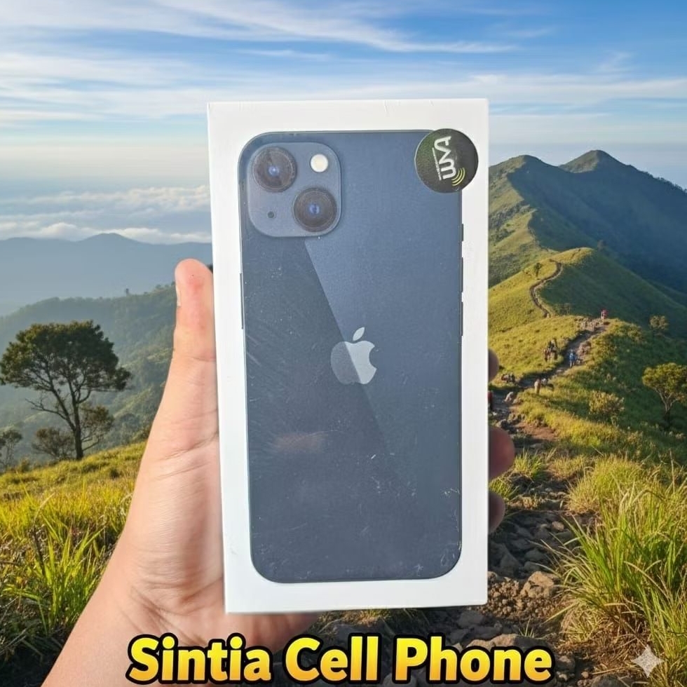 iPhone 13 midnight 128 baru segel