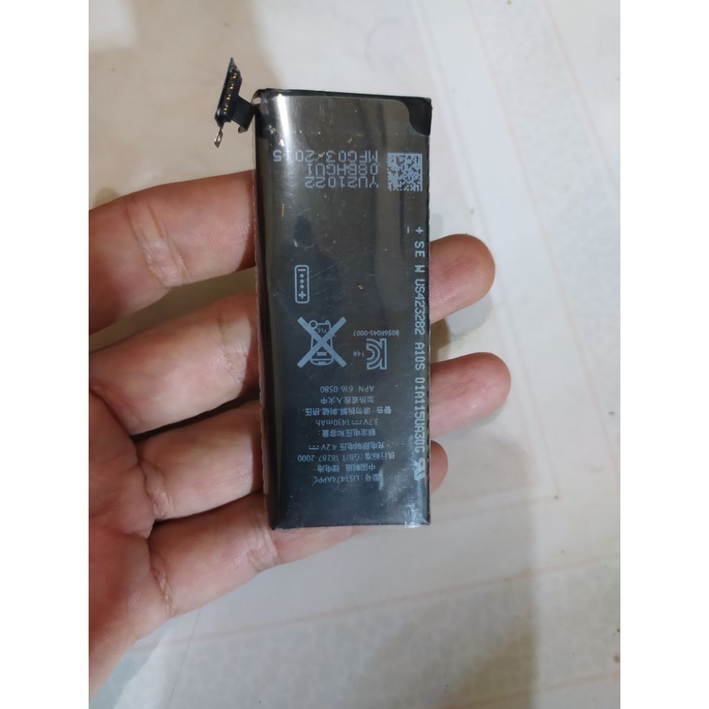 Baterai iPhone 4S Bekas Ori Copotan.