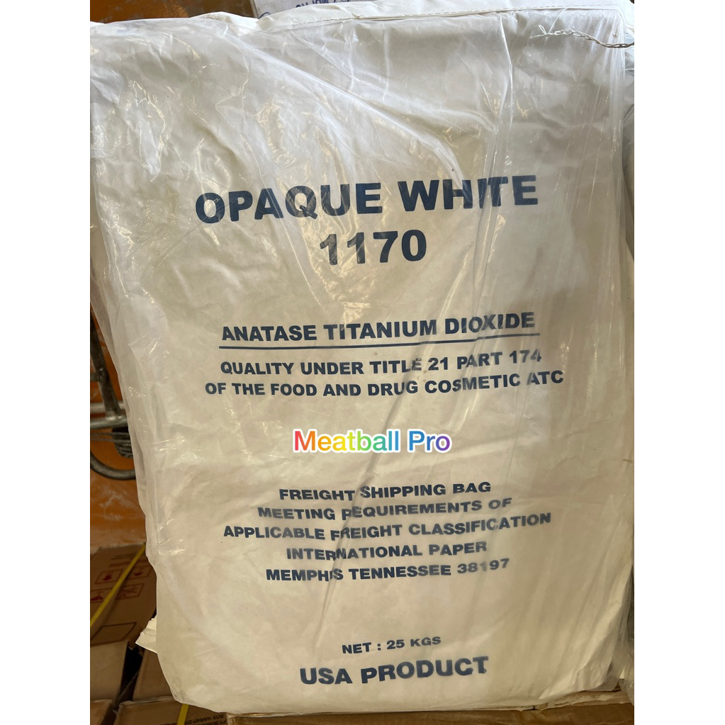 Opaque White Titan / Pemutih Makanan / Titanium Dioxide