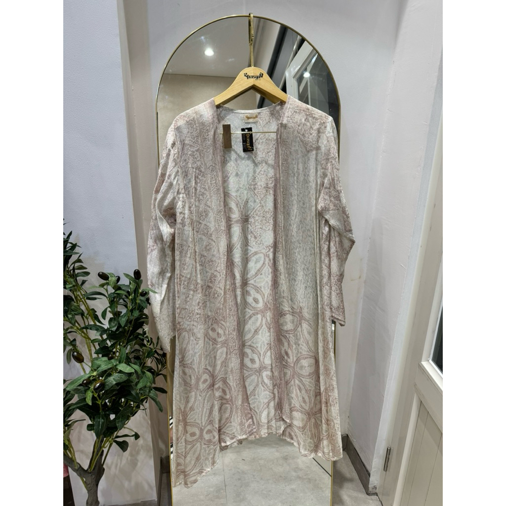 FRASYA BUTIK | Set Alma Outer Batik Viscose Pastel Kebaya Kondangan