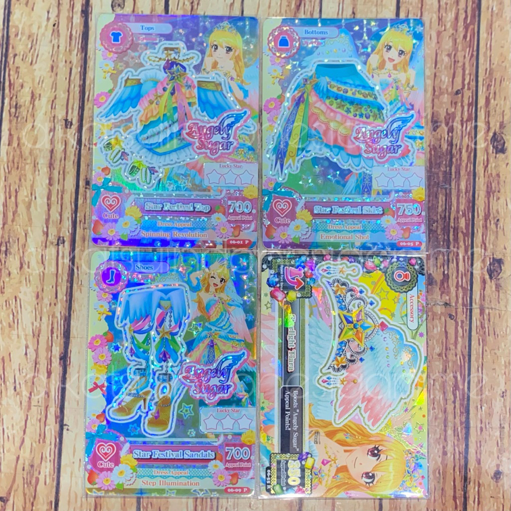 Aikatsu Ichigo Hoshimiya Premium Angely Sugar Star Festival Set with Acc