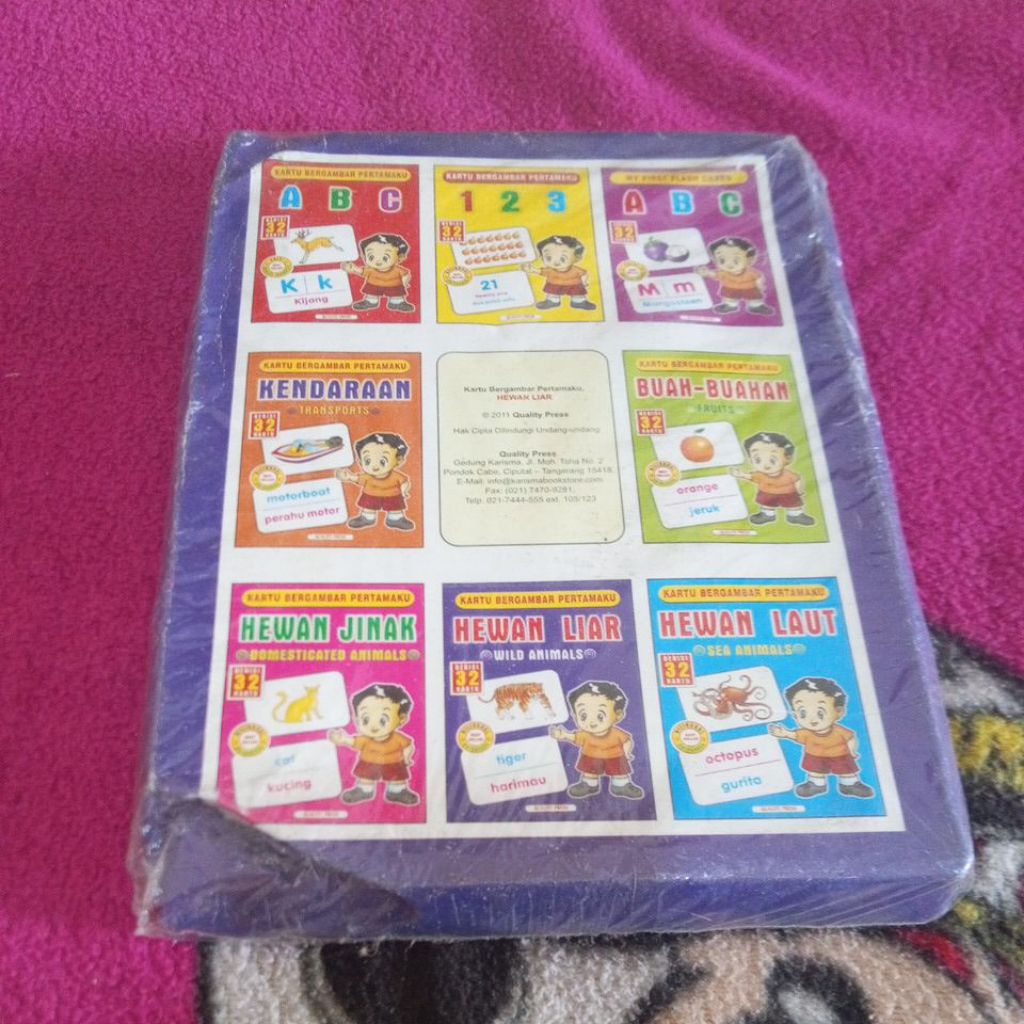 Buku Kartu Bergambar Pertamaku - Hewan liar