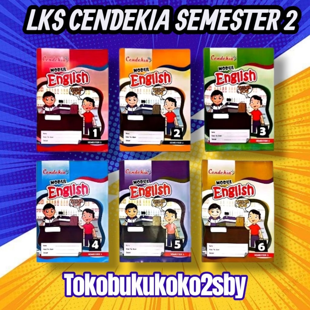 LKS CENDEKIA BAHASA INGGRIS SD KELAS 123456 SEMESTER 2 PUSTAKA CENDEKIA