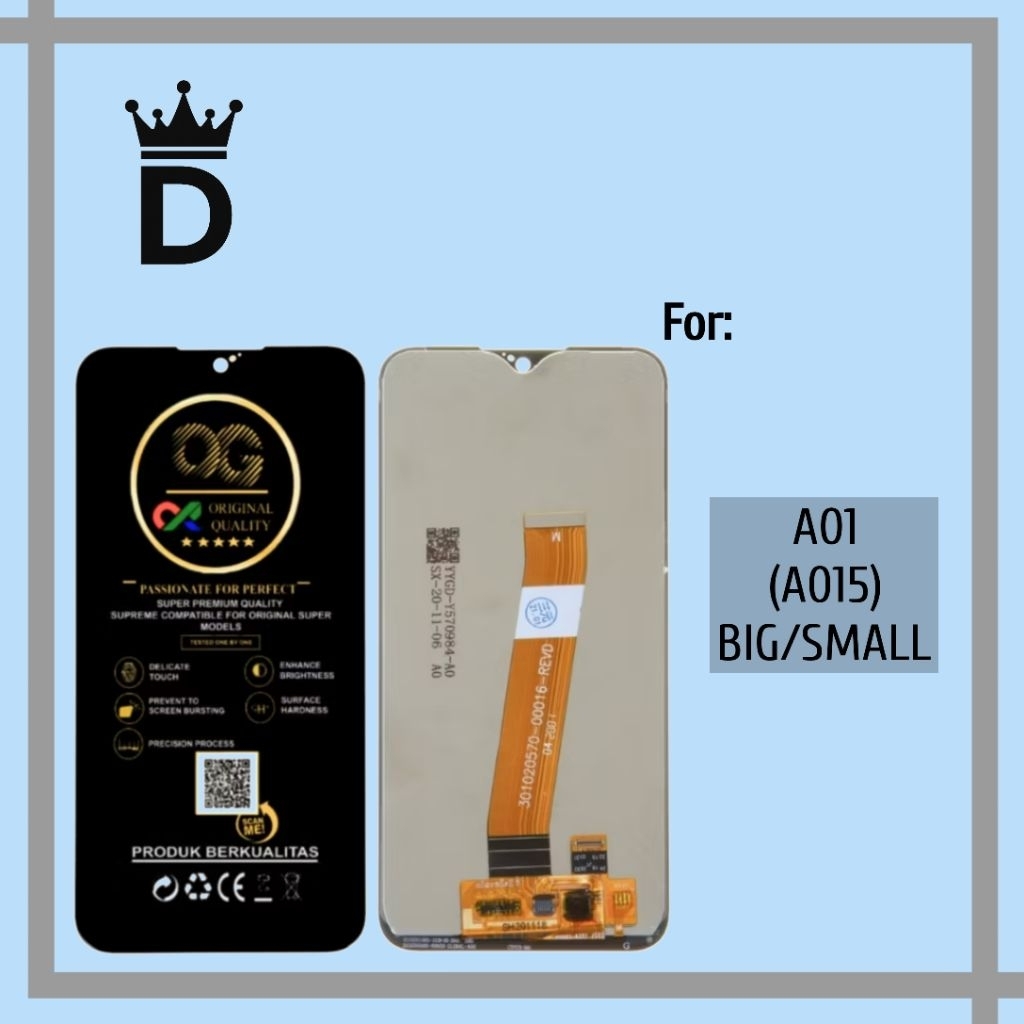 LCD TOUCHSCREEN SAMSUNG A01 SMALL/BIG FULLSET