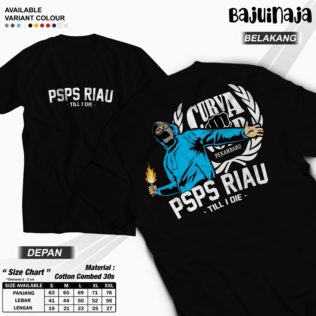 Baju Curva Sud PSPS Riau 1955 Foot Ball Culture Baju PSPS Curvanord Pekanbaru Unisex