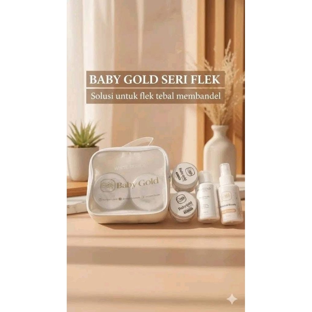 COD-GROSIR CREAM BABYGOLD PAKET FLEK/PENGHILANG FLEK/CREAM BABY GOLD SKINCARE ORI 100%