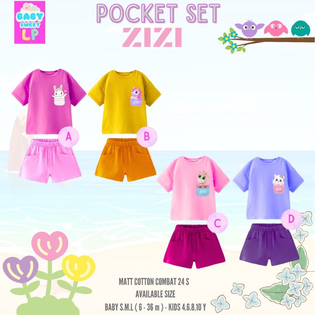 POCKET SET ZIZI BY BABY SWEET
