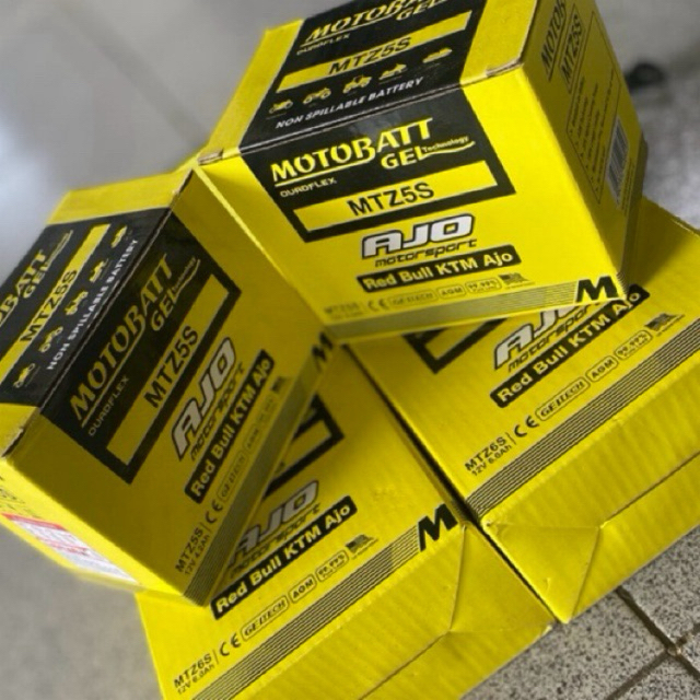 AKI MOTOBATT AKI RACING TYPE5S KHARISMA BEAT SCOOPY KARBU MIO J MIO 125 MOTOBATT5S