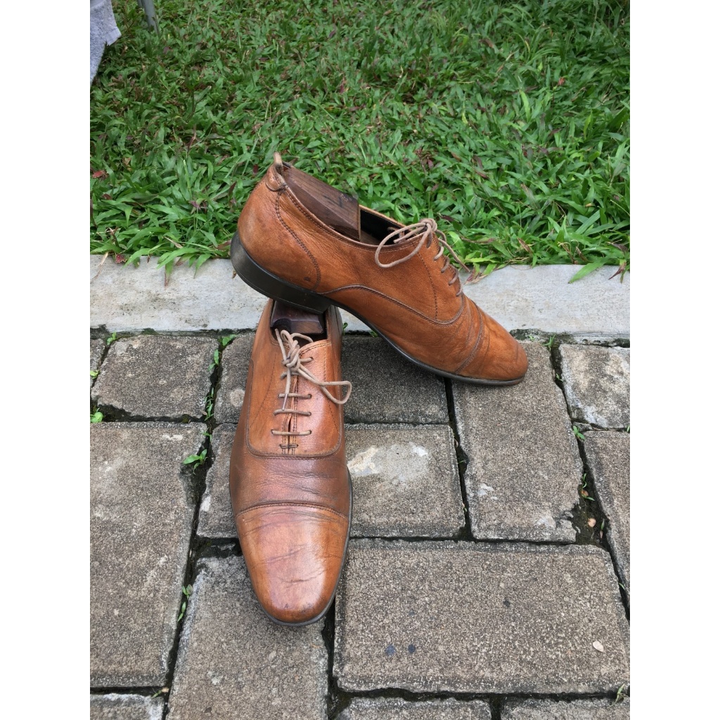 Sepatu Second Original Kulit Oxford Polsa