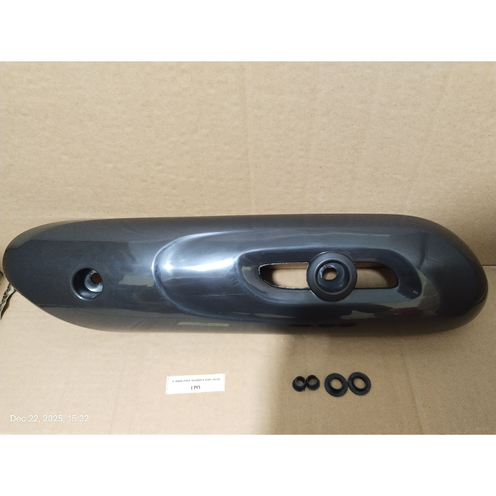 cover knalpot / tameng pelindung knalpot honda scoopy esp 2018 murah bahan berkualitas seperti ori