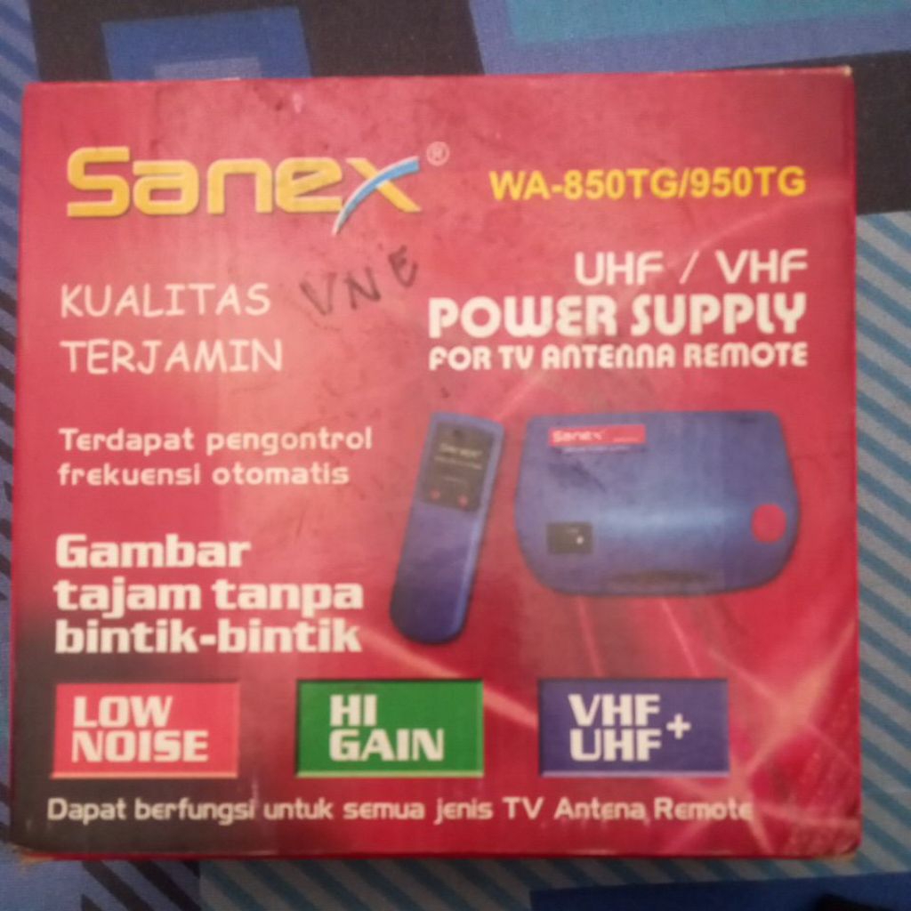 Sanex WA-850TG/950TG UHF/VHF Power Supply untuk Antena TV Remote