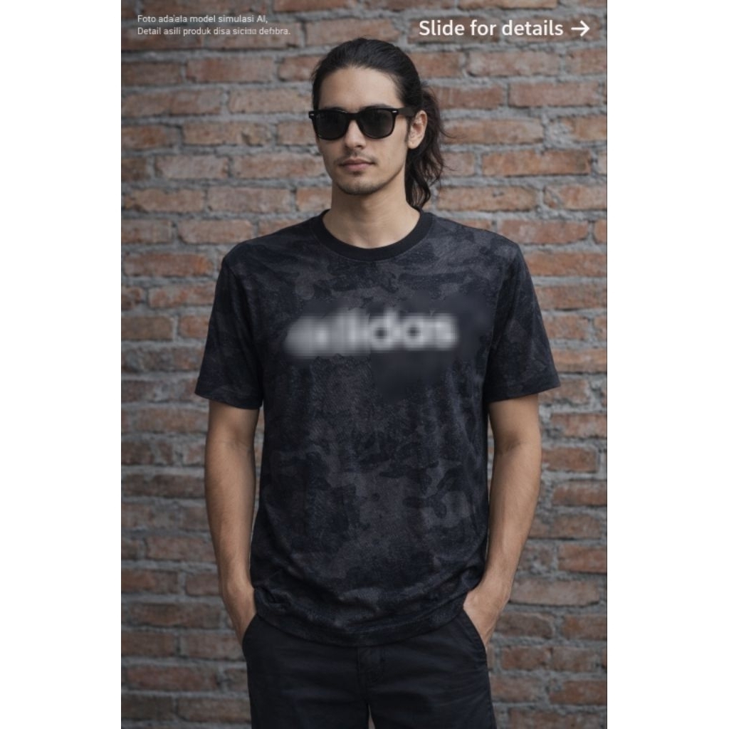 Kaos A**DAS camo O1 size S fit M slimfit (P65 x L44)