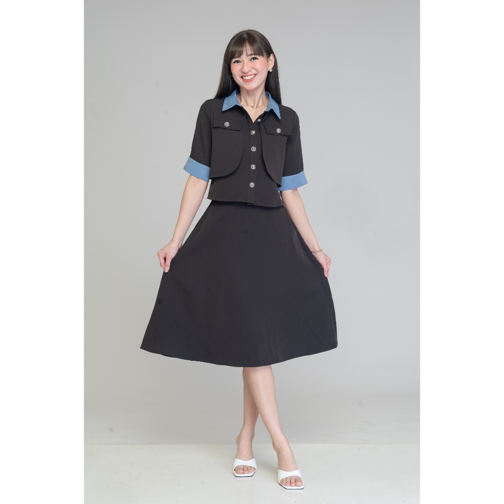 Moscato - Plain Set / Setelan Rok Wanita 183785
