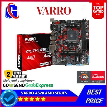 MOBO MOTHERBOARD VARRO A520 AMD SERIES