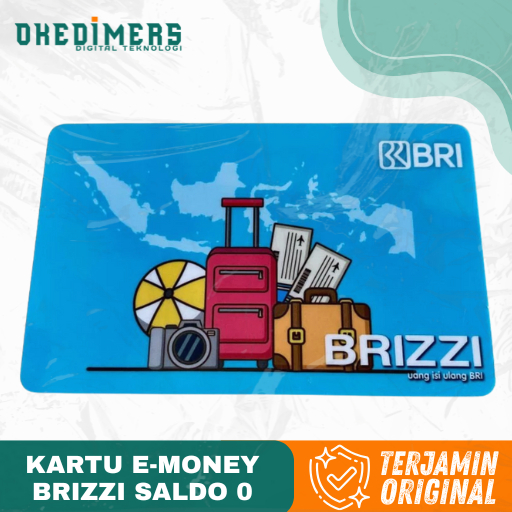 Kartu E-Toll Brizzi BRI NFC Saldo 0