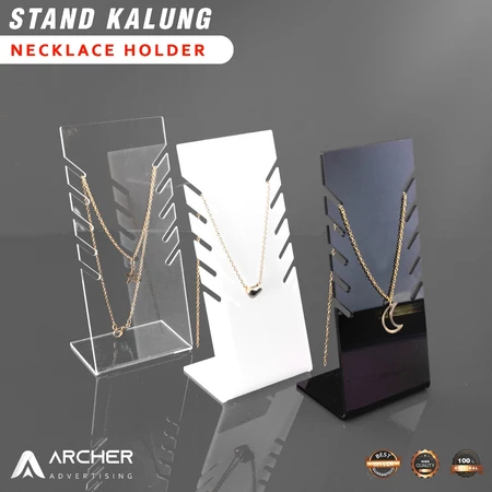 STAND HOLDER DISPLAY KALUNG DUDUKAN NECKLACE HOLDER AKRILIK