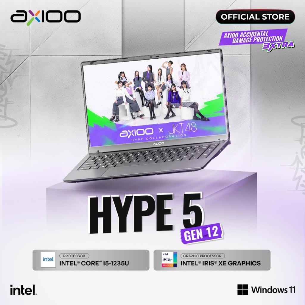 Laptop Axioo Hype 5 G12 - Intel i5 Gen 12 | Slim, Kencang & Layar FHD IPS