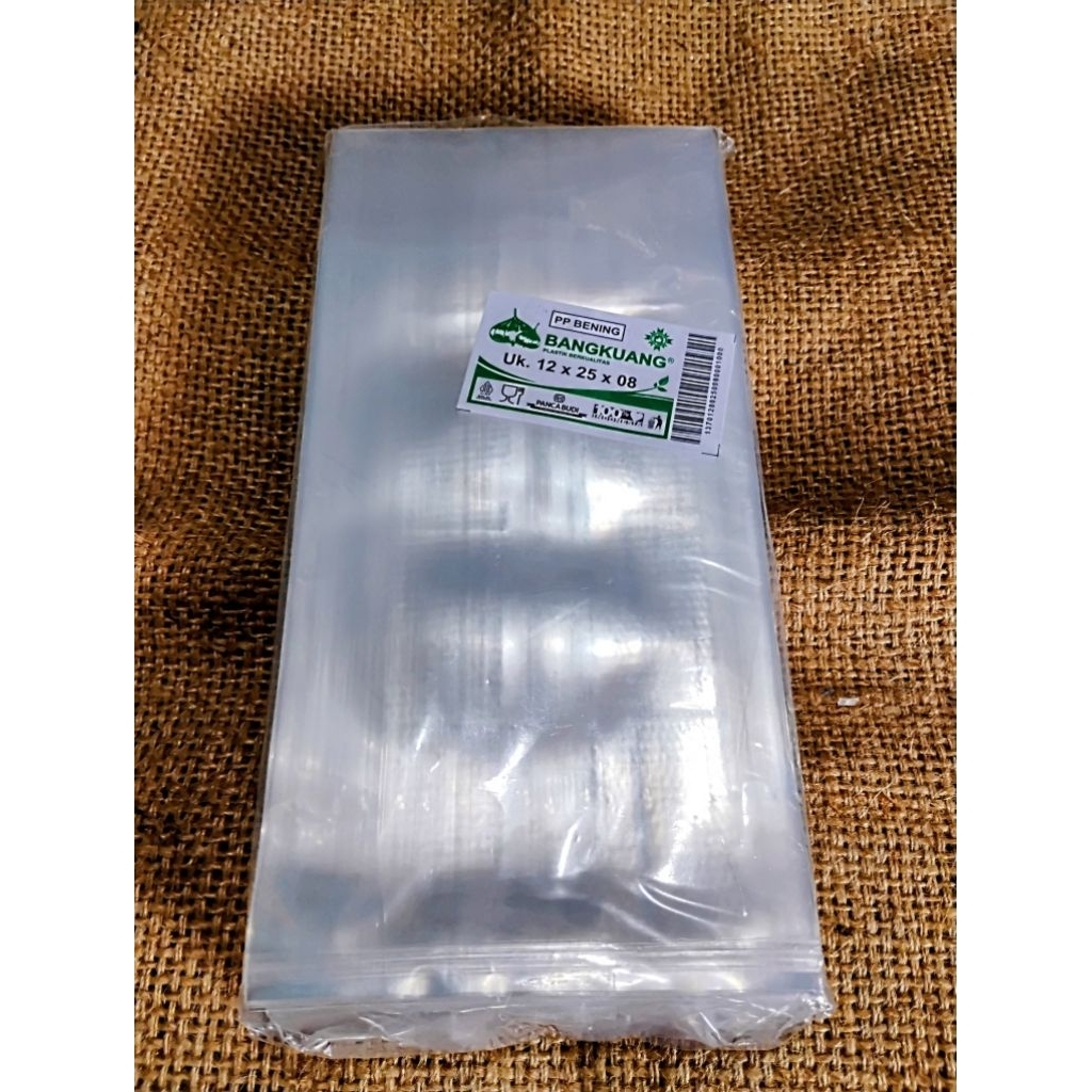 PLASTIK PP BANGKUANG 12X25 TEBAL 0.8