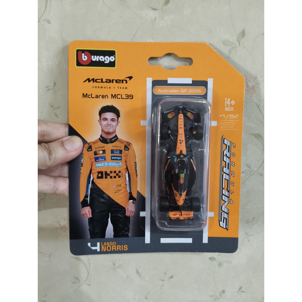 Mainan Mobil Formula 1 Bburago skala 1:64 - harga satuan