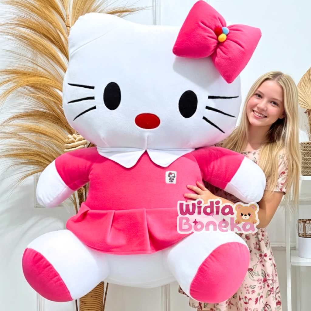 Boneka hello Kitty super jumbo besar