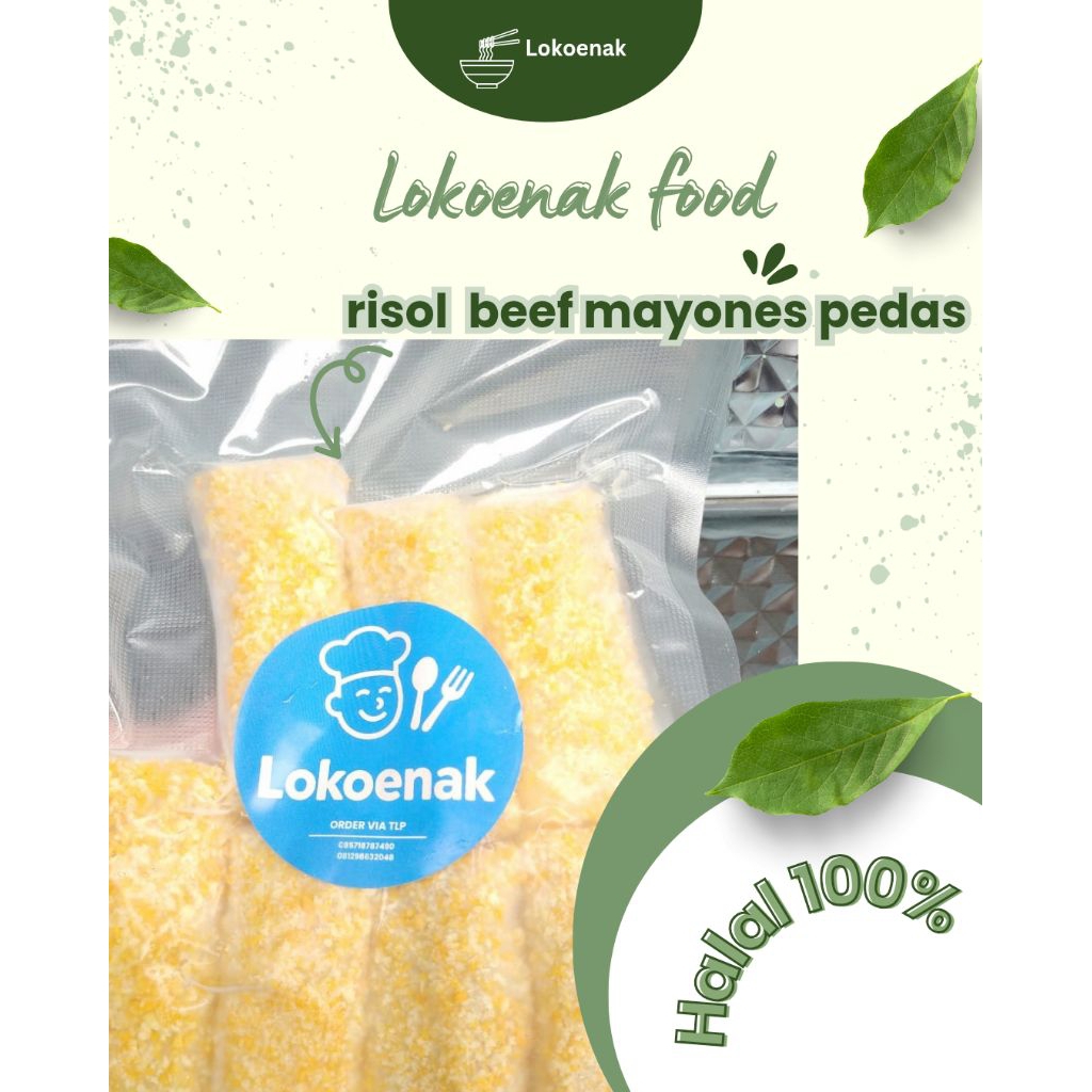RISOL BEEF MAYO PEDAS