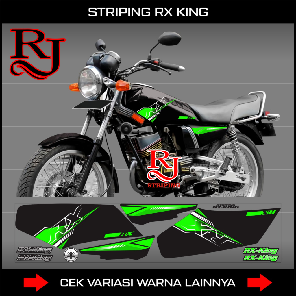 STIKER STRIPING YAMAHA RX KING / STICKER LIST VARIASI MOTOR RK KING COBRA / RK K
